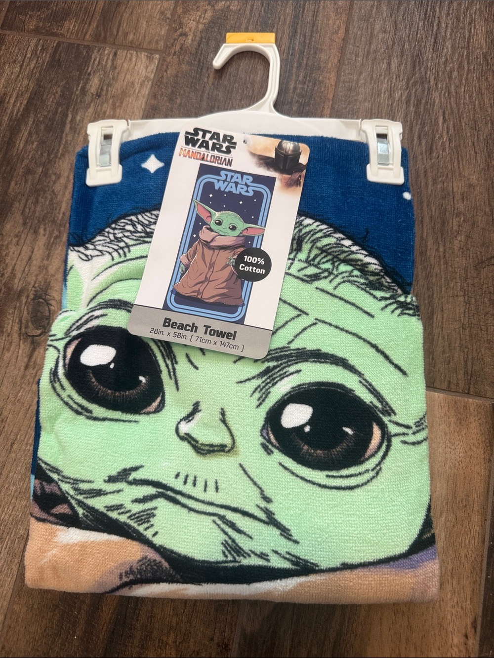 Star Wars The Mandalorian 'The Child' Green Kids Beach Towel